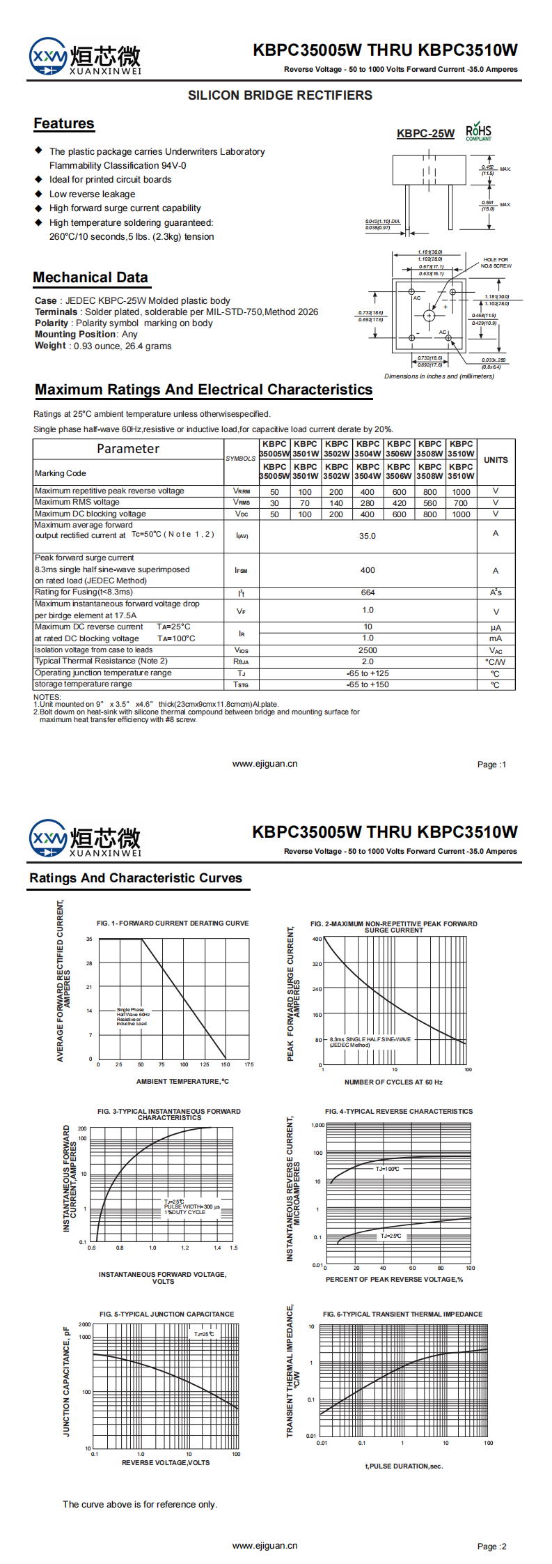 KBPC3501W整流橋