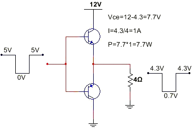 推挽電路 上N下P